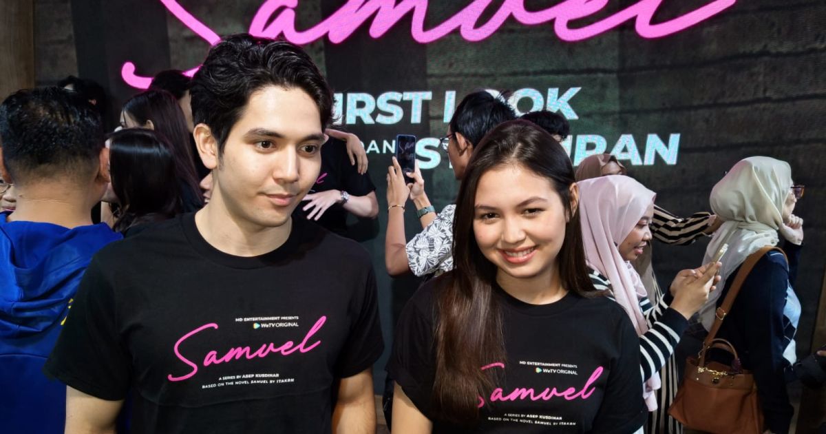 Fadi Alaydrus dan Saskia Chadwick mengaku tertekan membintangi serial Samuel yang diadaptasi dari novel Wattpad populer dengan 21,7 juta pembaca. (Foto: JktHype)