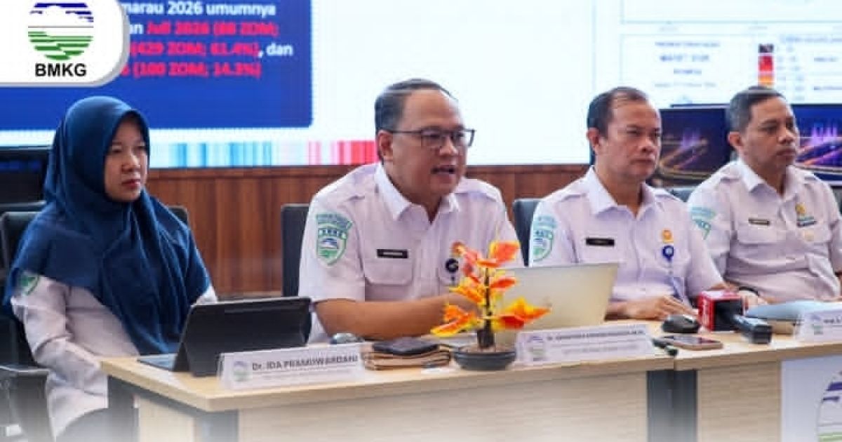 BMKG resmi mengeluarkan peringatan dini terkait potensi fenomena anomali iklim El Nino yang diprediksi akan menghampiri Indonesia pada pertengahan tahun 2026 (Foto: Dok. BMKG)