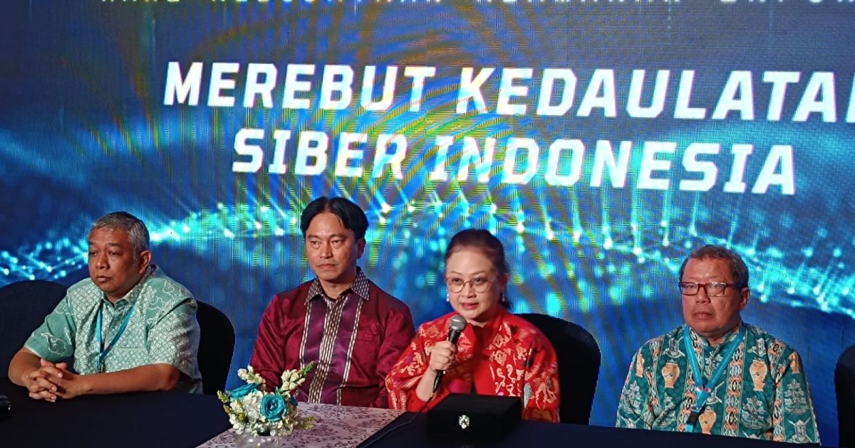 Forum Kemandirian Siber Indonesia (Formasi) menggaungkan pentingnya kedaulatan siber Indonesia dalam sebuah peringatan di Hotel Kempinski Jakarta, Sabtu (7/3/2026). [Foto: Jakarta Hype]