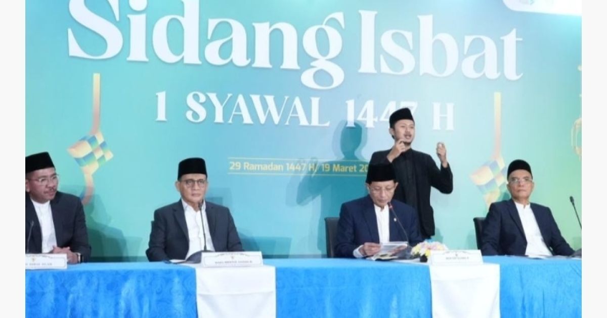 Pemerintah Tetapkan Idulfitri 1 Syawal 1447 H Jatuh pada Sabtu 21 Maret 2026 (Foto: Dok. Kemenag)