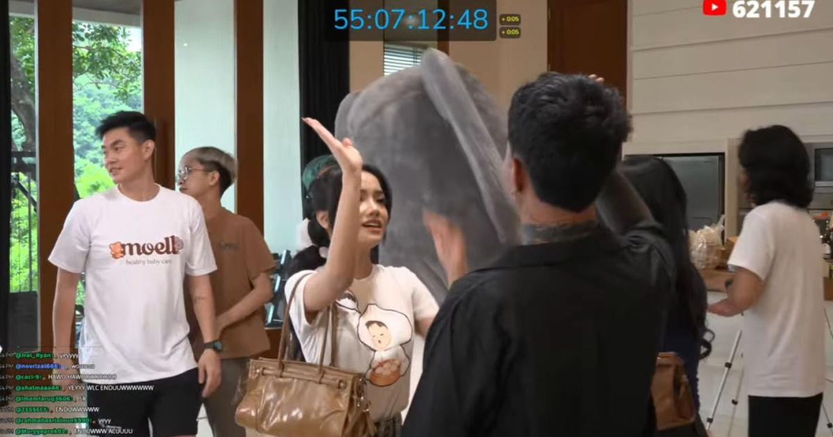 Fuji menjadi bintang tamu Marapthon Season 3 [foto: Youtube Ybrap]