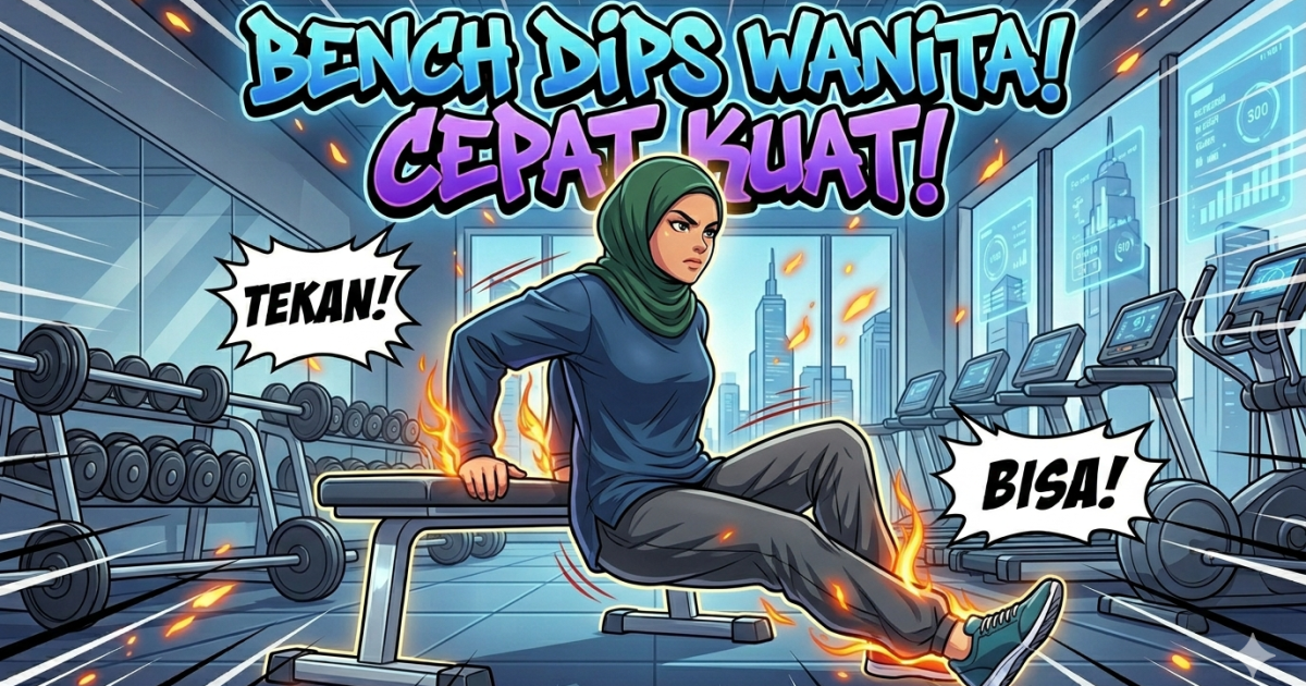 Manfaat Bench Dips Untuk Wanita [Foto: Ilustrasi AI]