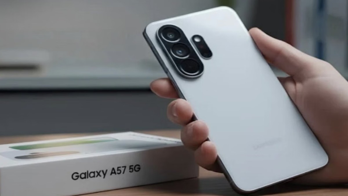 Foto: Samsung A57. (Tangkapan Layar)