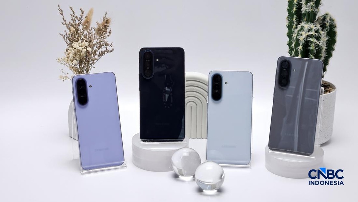 Foto: Samsung Galaxy A57. (CNBC Indonesia/Intan Rakhmayanti)