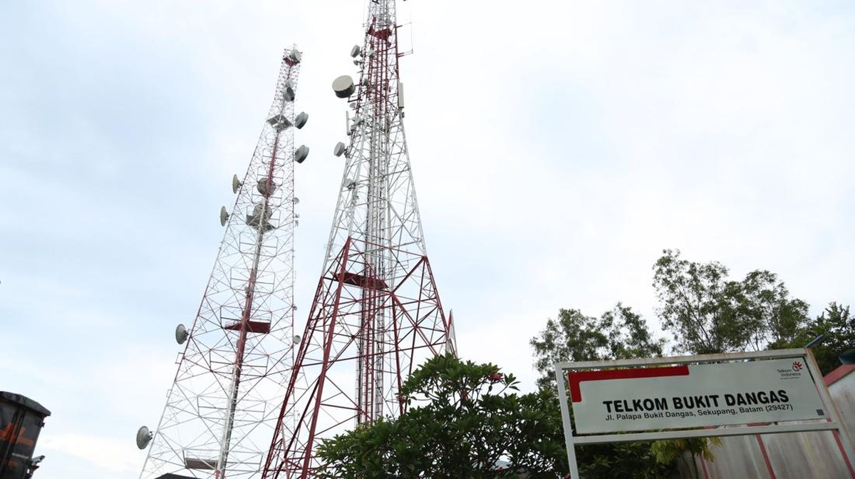 Foto: Tower Base Transceiver Station Milik Telkomsel Bukit Dengas. (Dok. Telkomsel)