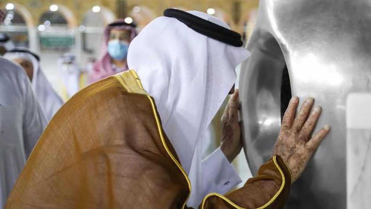 Foto: Hajar Aswad. (Dok: Presidensi Dua Masjid Suci/GPH)
