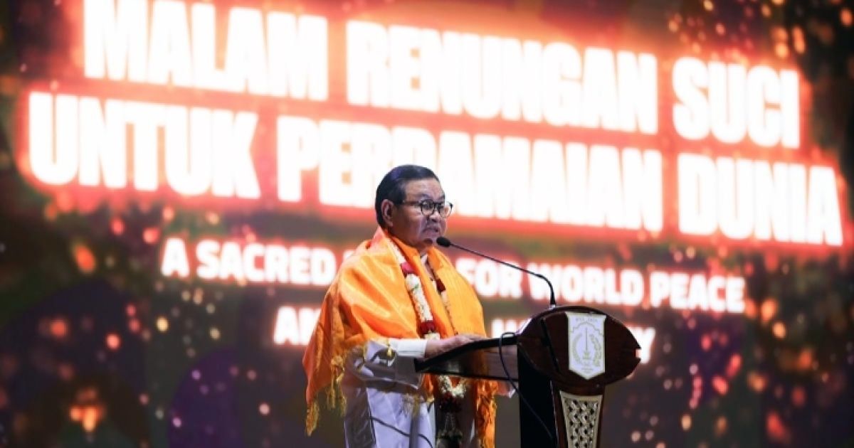 Gubernur DKI Jakarta Pramono Anung menghadiri Malam Renungan Suci (Foto: Dok. Berita Jakarta)