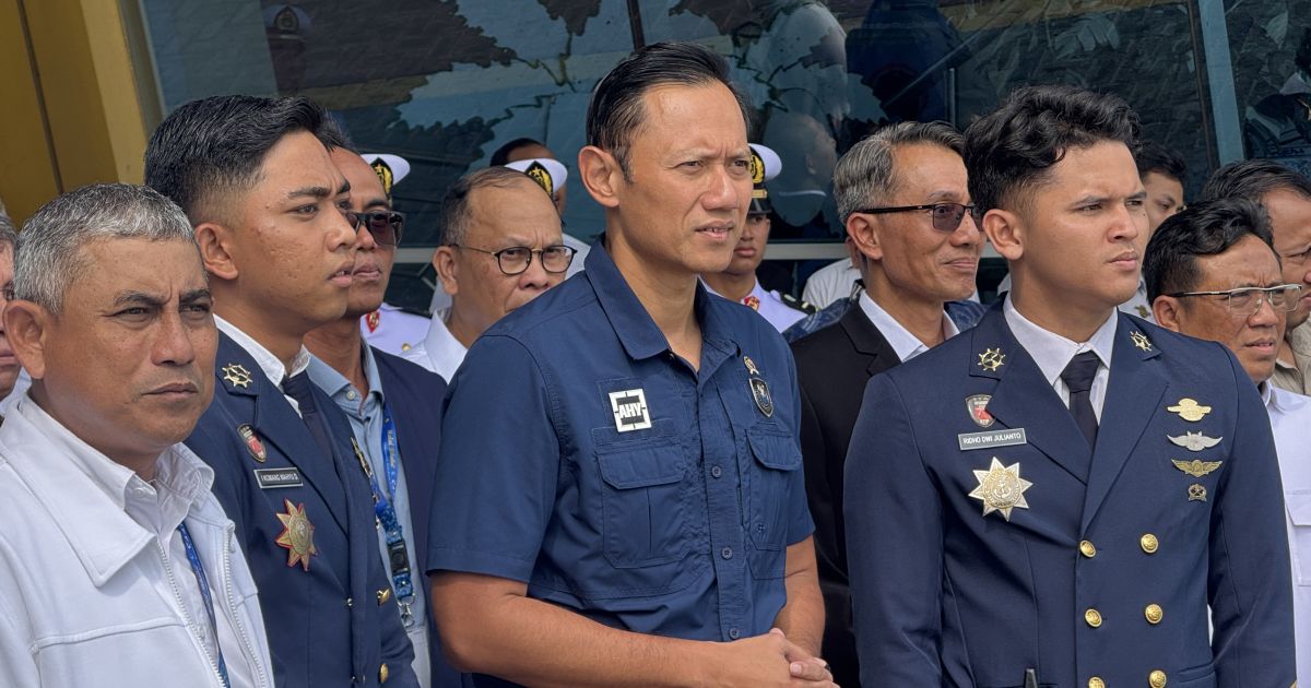 Menteri Koordinator Bidang Infrastruktur dan Pembangunan Kewilayahan, Agus Harimurti Yudhoyono (AHY) di STIP, Cilincing, Jakarta Utara, Sabtu (18/4/2026). [Foto: Jakarta Hype]