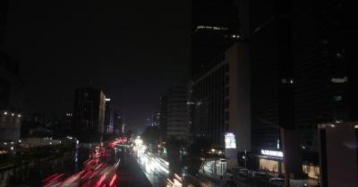 Jakarta Bakal Gelap Gulita Satu Jam pada 25 April, Ada Apa (Foto: Ilustrasi Pemadaman lampu di Jakarta/INews)