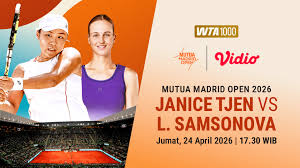 Duel Penentuan Janice Tjen di Madrid Open 2026: Siap Hadapi Tantangan Berat Ludmilla Samsonova