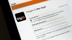 Inlogscherm bij DigiD