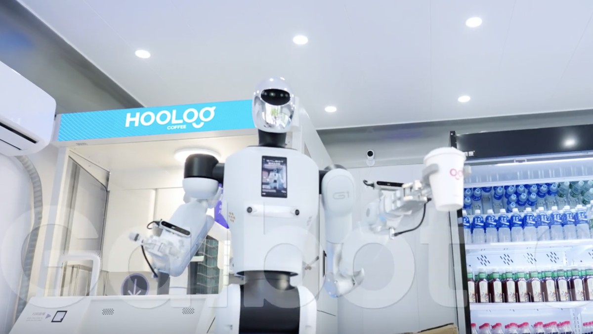 Foto: Toko Serba Ada Bertenaga Humanoid Pertama di Dunia - Dioperasikan oleh Galbot G1. (Tangkapan Layar Youtube/Galbot)