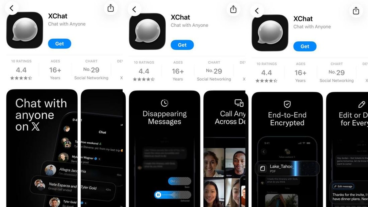 Foto: XChat aplikasi pengganti WhatsApp. (Dok. XChat)