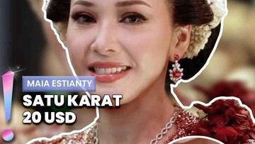 Kilau Batu Permata Eksklusif: Perhiasan Mewah Maia Estianty Saat Momen Sakral Keluarga