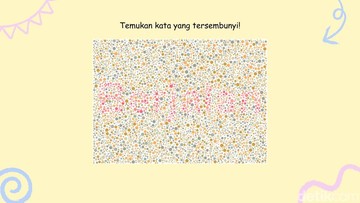 Coba cek, kata apa yang pertama kali tertangkap oleh mata di gambar ini? Fokus sejenak ya! (Foto: detikHealth/Daffa Ghazan Pradipta)