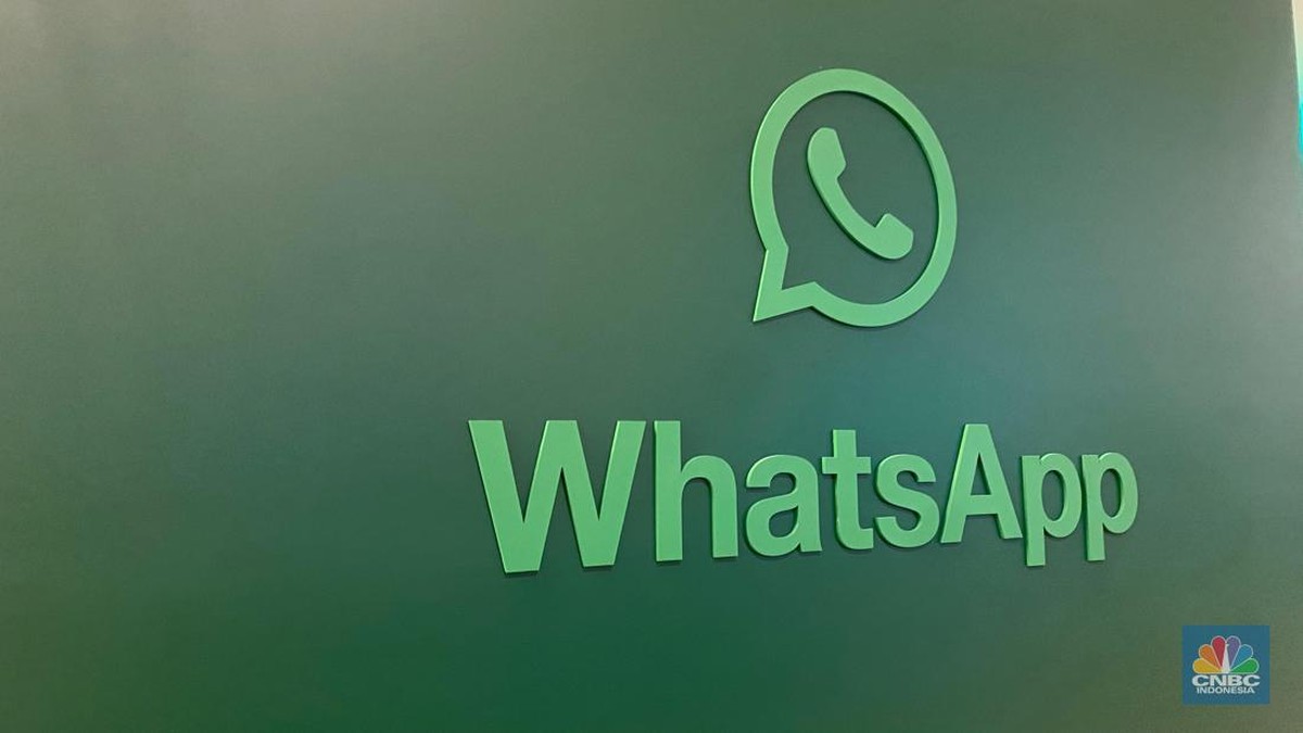 Foto: Logo WhatsApp. (CNBC Indonesia/Novina)