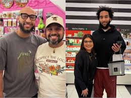 Spurs players like Jordan McLaughlin and Julian Champagnie have been spotted out and about before the Western Conference Semifinals. Courtesy of Karolina's Antiques/Natalie Anguiano