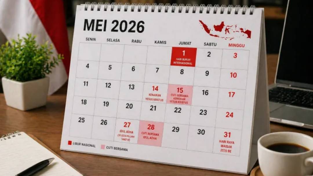 Kalender Liburan Mei 2026 Banjir Tanggal Merah, Peluang Emas Ciptakan Rangkaian *Long Weekend* Maksimal