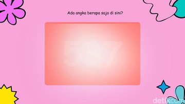 Pertama, coba pertajam penglihatan Bisakah menemukan angka yang tersembunyi di balik samar-samar 'asap' ini? (Foto: detikHealth/Daffa Ghazan Pradipta)