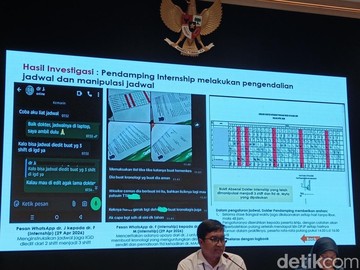 Konferensi pers meninggalnya dokter internship. Foto: Nafilah Sri Sagita K/detikHealth