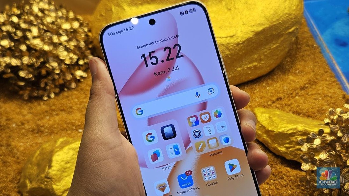 Foto: Honor 400 Series Rilis. (CNBC Indonesia/Intan Rakhmayanti Dewi)