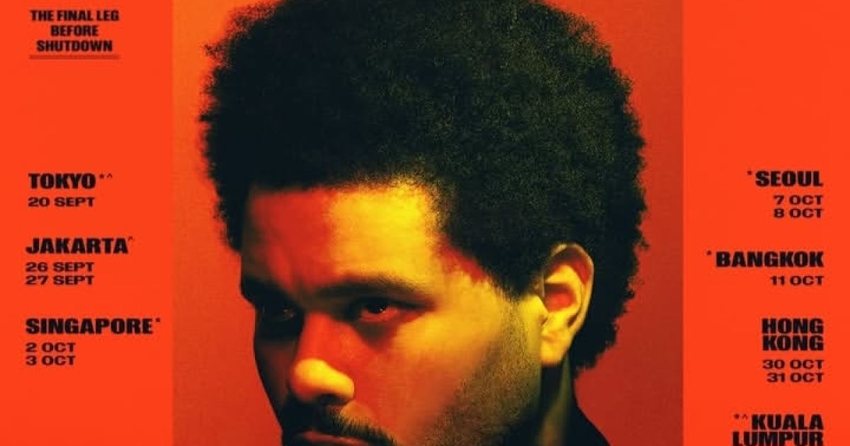 Kota Jakarta menjadi Jadwal Tur Dunia bagi The Weeknd pada Bulan September 2026 (Sumber Foto: Instagram @theweeknd)