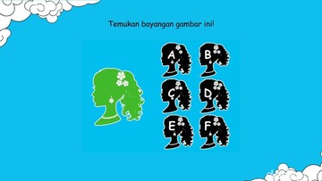 Biar lebih jelas, layarnya boleh di-zoom dulu kok! Coba tebak, bayangan mana yang identik dengan objeknya? (Foto: detikHealth/Daffa Ghazan Pradipta)