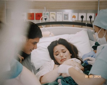Momen Kehangatan dan Perjuangan Alyssa Daguise Melahirkan Putri Pertamanya Secara Normal di Hari Ibu