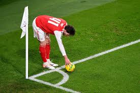 Arsenal sudah cetak 17 gol dari situasi sepak pojok di Liga Inggris musim ini. Baik itu gol tercipta lewat sundulan atau dari bola kedua setelahnya (Arsenal FC via Getty Images/Alex Burstow)