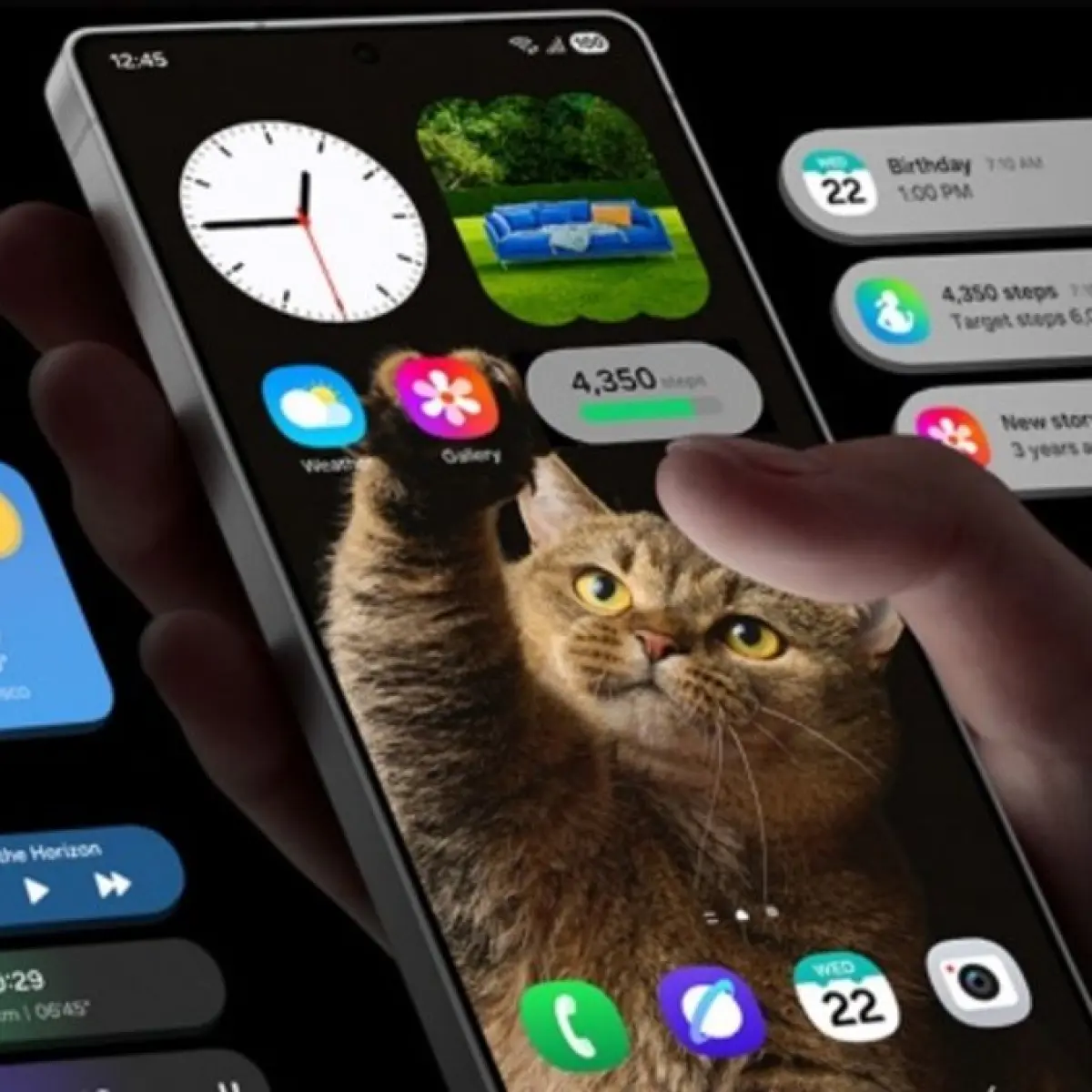 One UI pada Samsung Galaxy S25 Ultra. (Samsung)