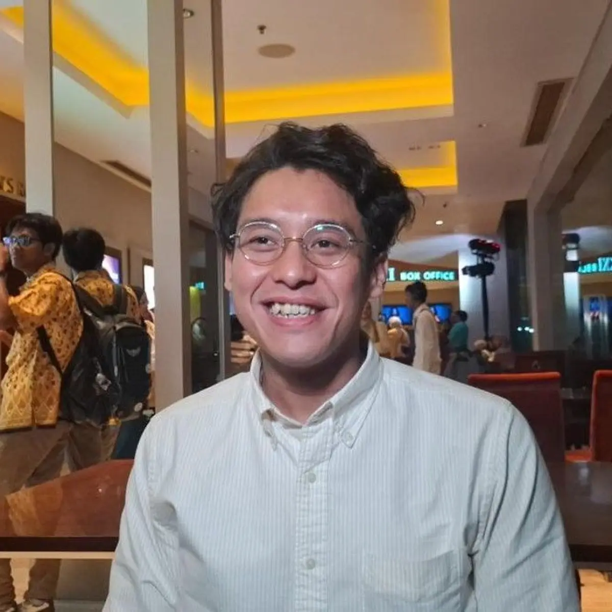 Senyum Ardhito Pramono. Foto: Muhammad Ahsan Nurrijal/detikcom