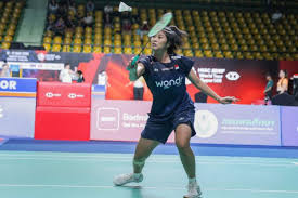 Tunggal putri Indonesia Thalita Ramadhani Wiryawan beraksi pada babak 16 besar Thailand Open 2026 melawan unggulan ketiga tuan rumah Ratchanok Intanon di Bangkok, Thailand, Kamis (14/5/2026). (ANTARA/HO-PBSI)