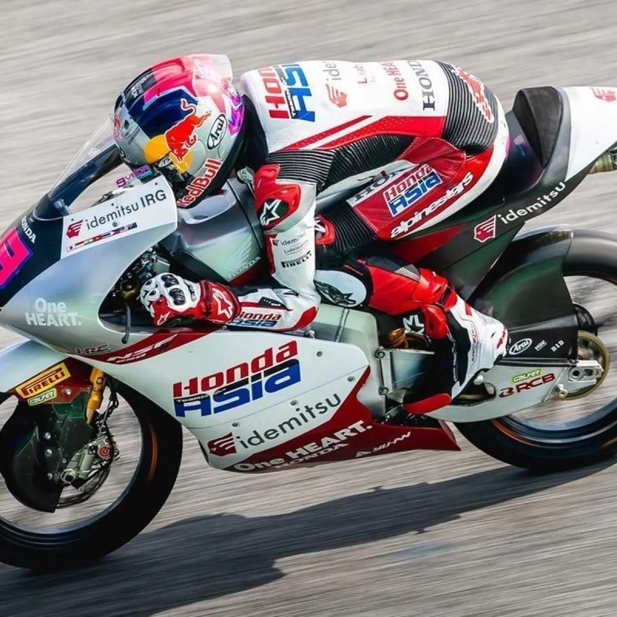 Ilustrasi Veda Ega Pratama di balap Moto3(Dok. Honda Team Asia)