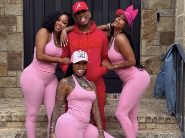 Ne-Yo dan ketiga kekasihnya Foto: dok. Instagram Ne-Yo