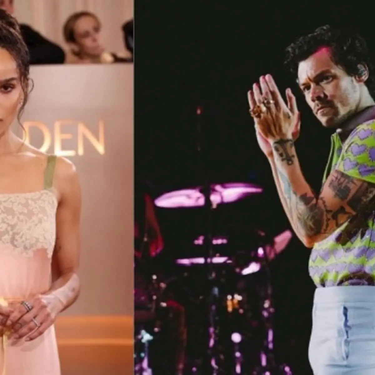 Momen Kehadiran Zoë Kravitz di Konser Harry Styles Amsterdam Pasca Isu Pertunangan Menguat