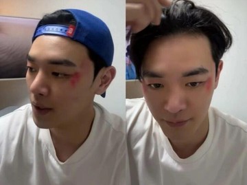 Jang Dong Joo mengadakan siaran langsung dan menceritakan masalah keuangan, yang membuatnya hengkang dari dunia hiburan. Foto: dok. TikTok Jang Dong Joo