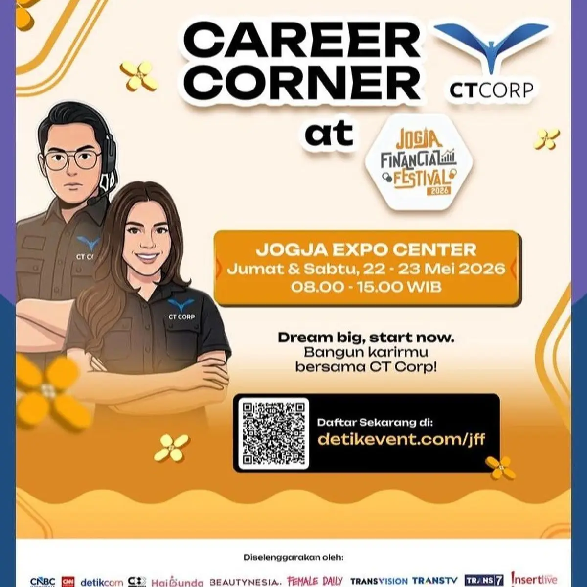 Career Corner dalam Jogja Finansial Festival 2026. (Foto: Dok Career Corner)
