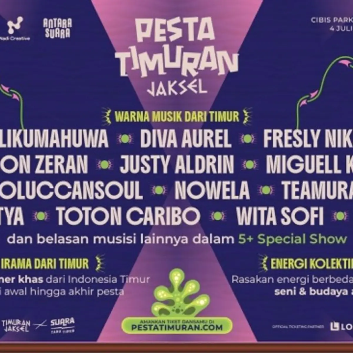 Pesta Timuran Jaksel. (Dok: Antara Suara)