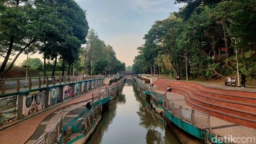 Jaletreng River Park di Tangsel. Foto: (Syanti Mustika/detikcom)