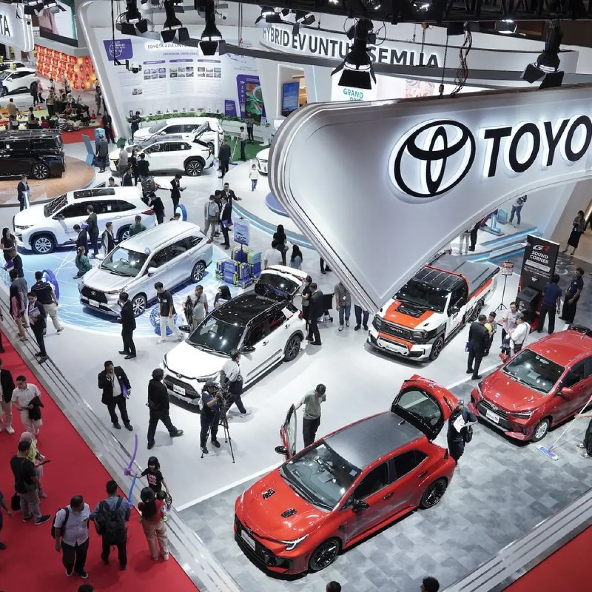 Ilustrasi booth Toyota di IIMS 2026(Dok. TAM)