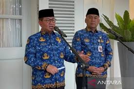 Gubernur DKI Jakarta Pramono Anung saat dijumpai di Balai Kota, Rabu (20/5/2026). ANTARA/Lifia Mawaddah Putri.