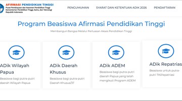 Foto: Tangkapan layar laman https://adik.kemdiktisaintek.go.id/