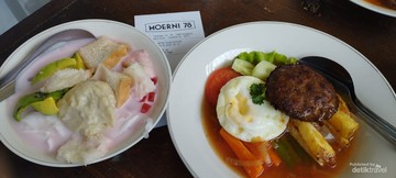 Es teler durian dan bistik sapi