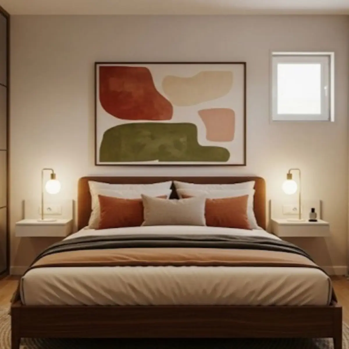 Ilustrasi kamar tidur. [Dibuat dengan Gemini AI]