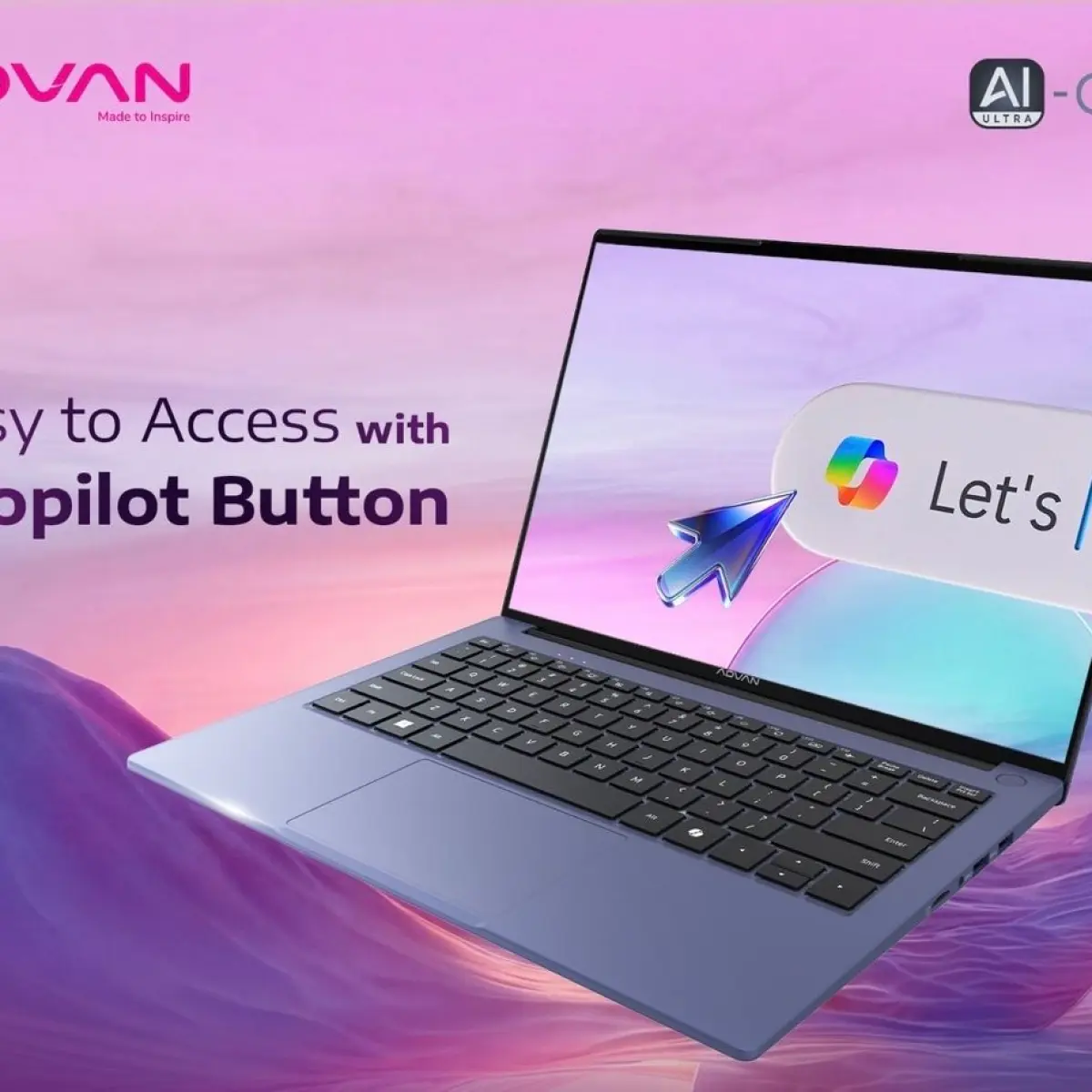 Advan Luncurkan Aigen Ultra: Laptop Lokal Baru yang Didukung Kecerdasan Buatan untuk Produktivitas Maksimal