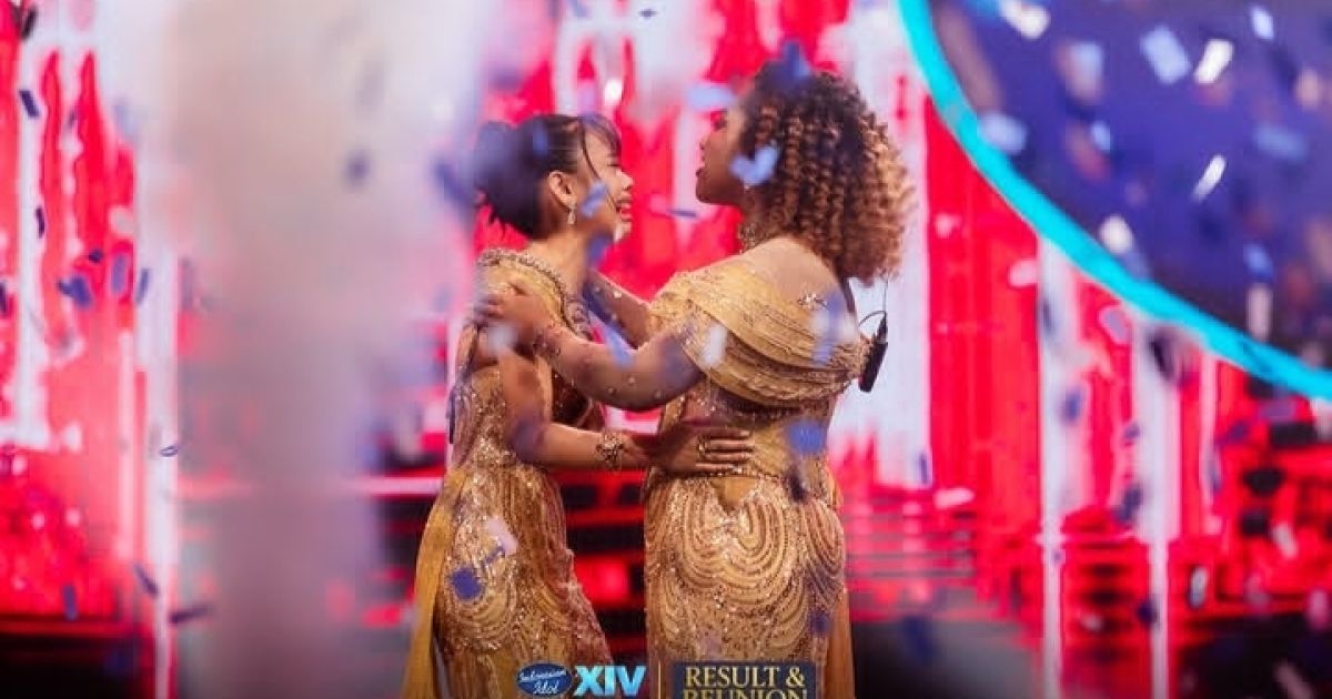 Hasil Indonesian Idol 2026: Celyna Grace Juara Season 14, Kalahkan Niki Becker (Foto: Momen Pengumuman Juara Indonesian Idol Season 14 malam. Ini/Instagram @indonesianidol)
