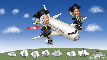 Ilustrasi penerima beasiswa LPDP. Foto: Edi Wahyono