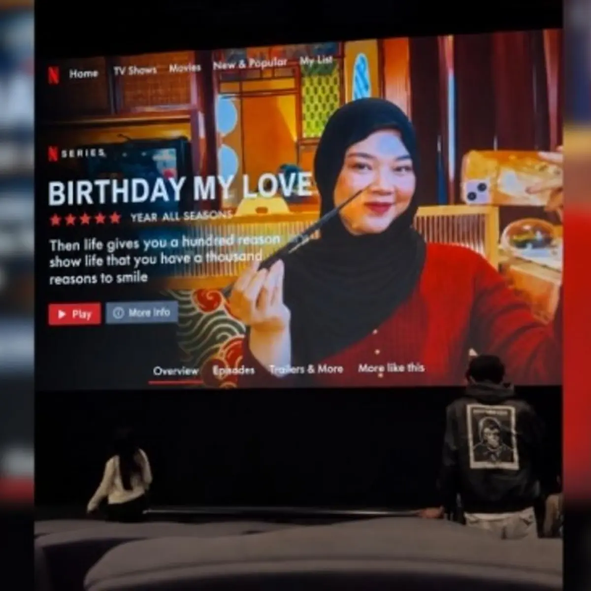 Romantisme Tak Biasa: Aksi Pria Sewa Bioskop Pribadi untuk Kejutan Ulang Tahun Pasangan