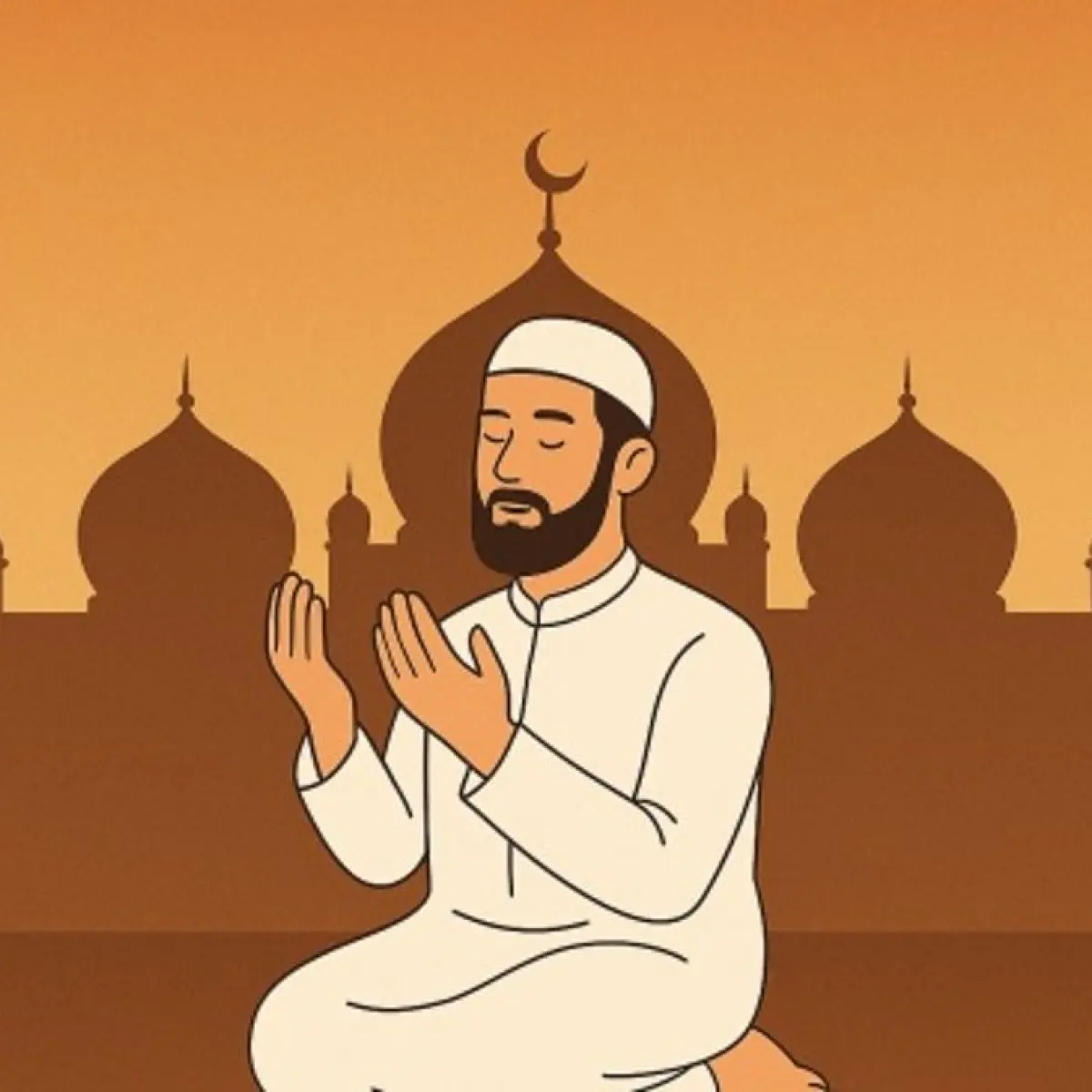 Ilustrasi puasa (Dok. ChatGPT)