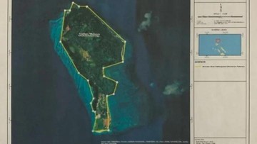 Tangkapan Layar penjualan Pulau Katang, Lingga, Kepri di media sosial. (Istimewa)